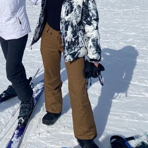 Brown Ski Snowboard Pants